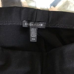 Eileen Fisher black pull on ponte pants